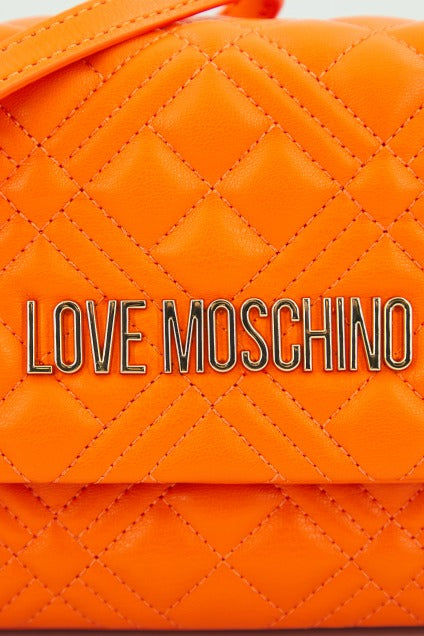 LOVE MOSCHINO JCPPG BORSA QUILTED en color NARANJA  (4)