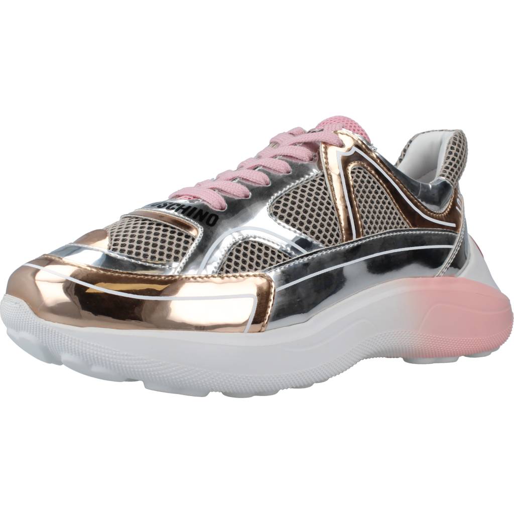 LOVE MOSCHINO SNEAKERD RUNNING en color ROSA  (1)