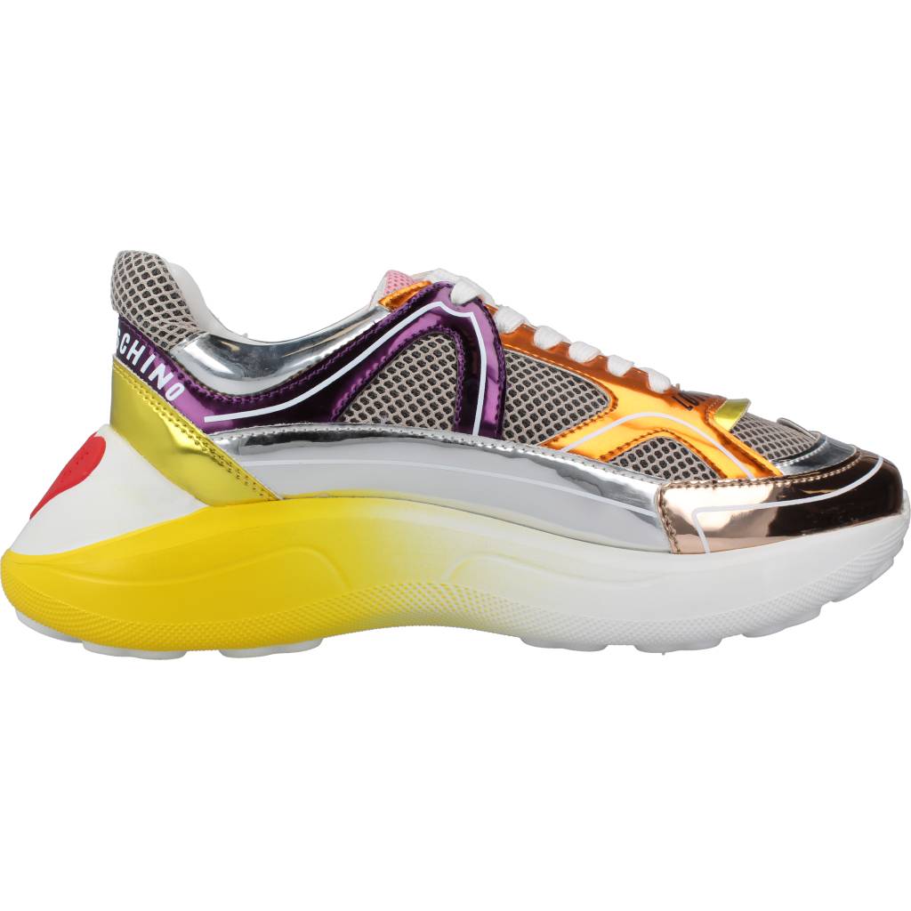 LOVE MOSCHINO SNEAKERD RUNNING en color MULTICOLOR  (4)