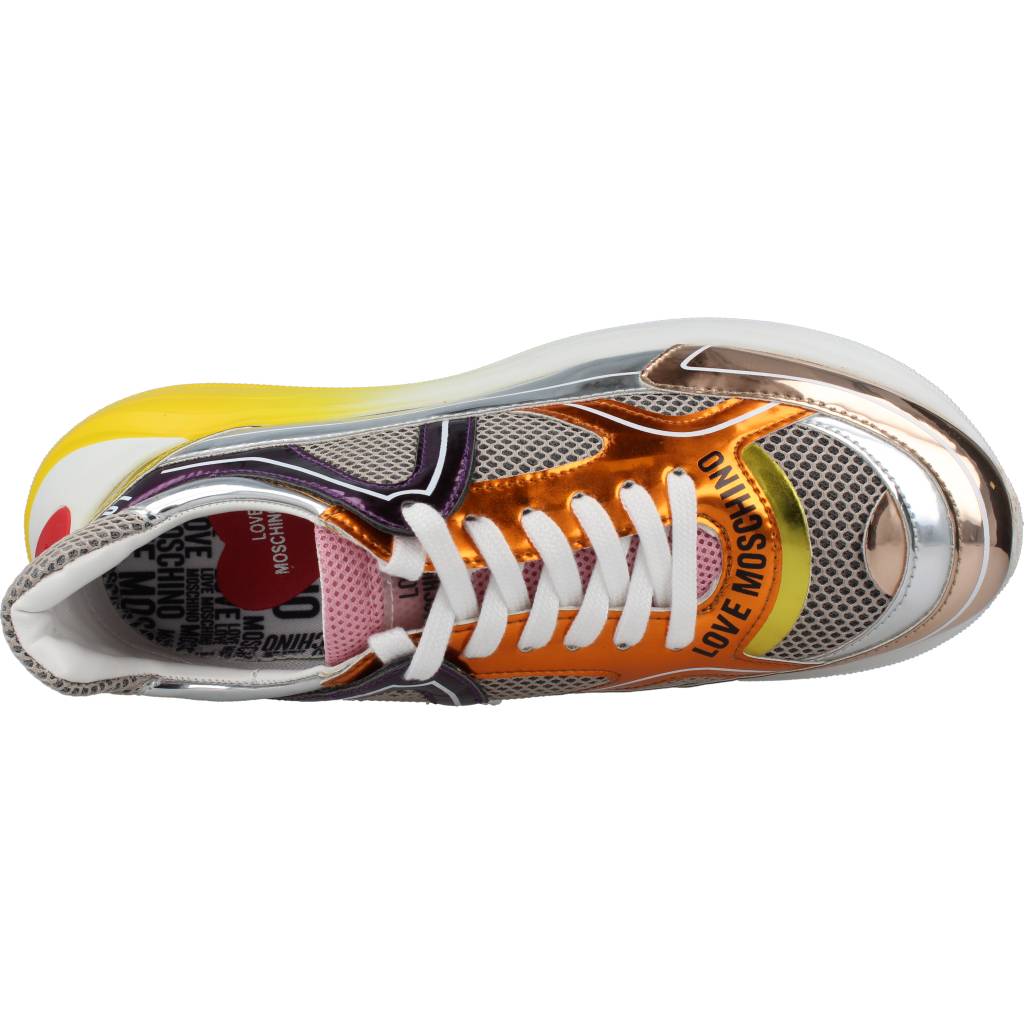 LOVE MOSCHINO SNEAKERD RUNNING en color MULTICOLOR  (7)