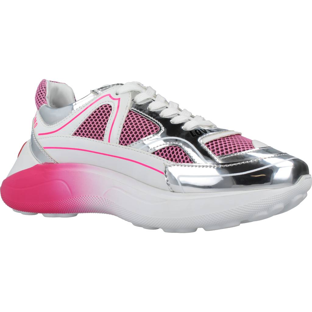 LOVE MOSCHINO SNEAKERD RUNNING en color ROSA  (5)