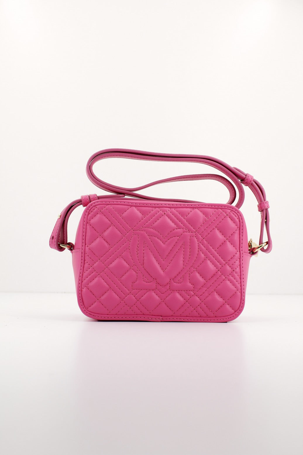 LOVE MOSCHINO BORSA QUILTED en color ROSA  (3)