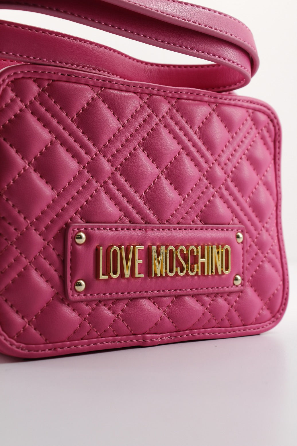 LOVE MOSCHINO BORSA QUILTED en color ROSA  (4)