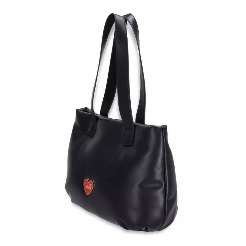 LOVE MOSCHINO BORSA PU en color NEGRO  (1)