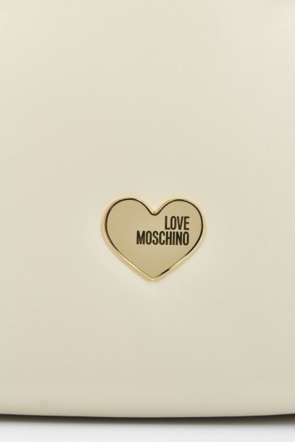 LOVE MOSCHINO  BORSA PU en color BLANCO  (4)