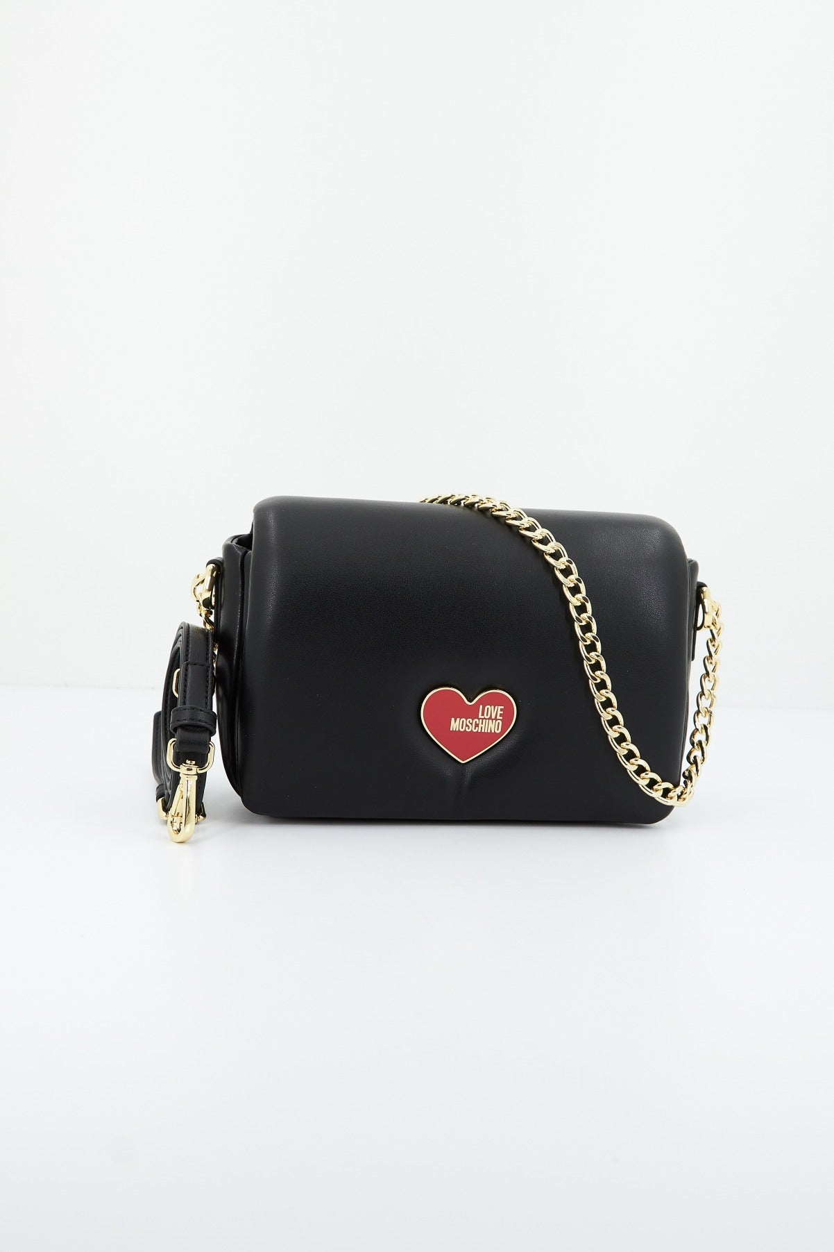 LOVE MOSCHINO BORSA PU en color NEGRO  (2)