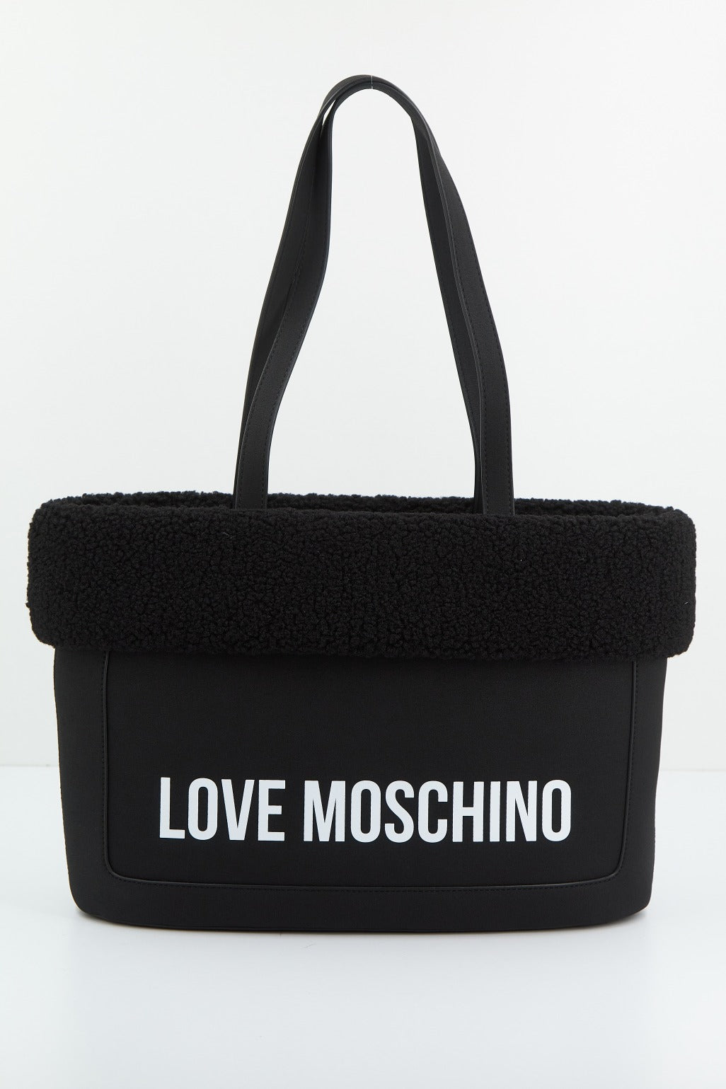 LOVE MOSCHINO JCPPH BORSA SUEDE en color NEGRO  (2)