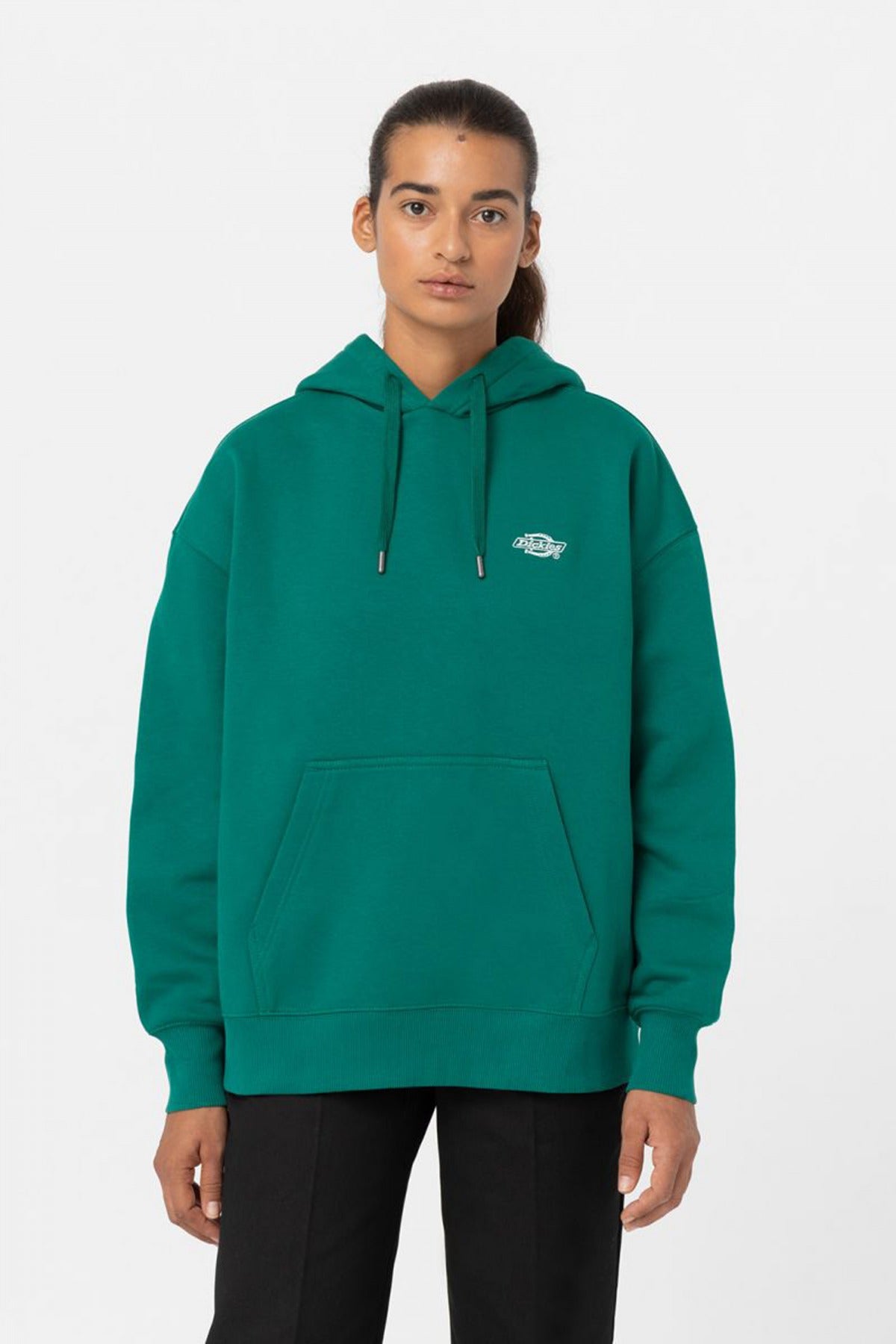 DICKIES SUMMERDALE HOODIE W en color VERDE  (2)