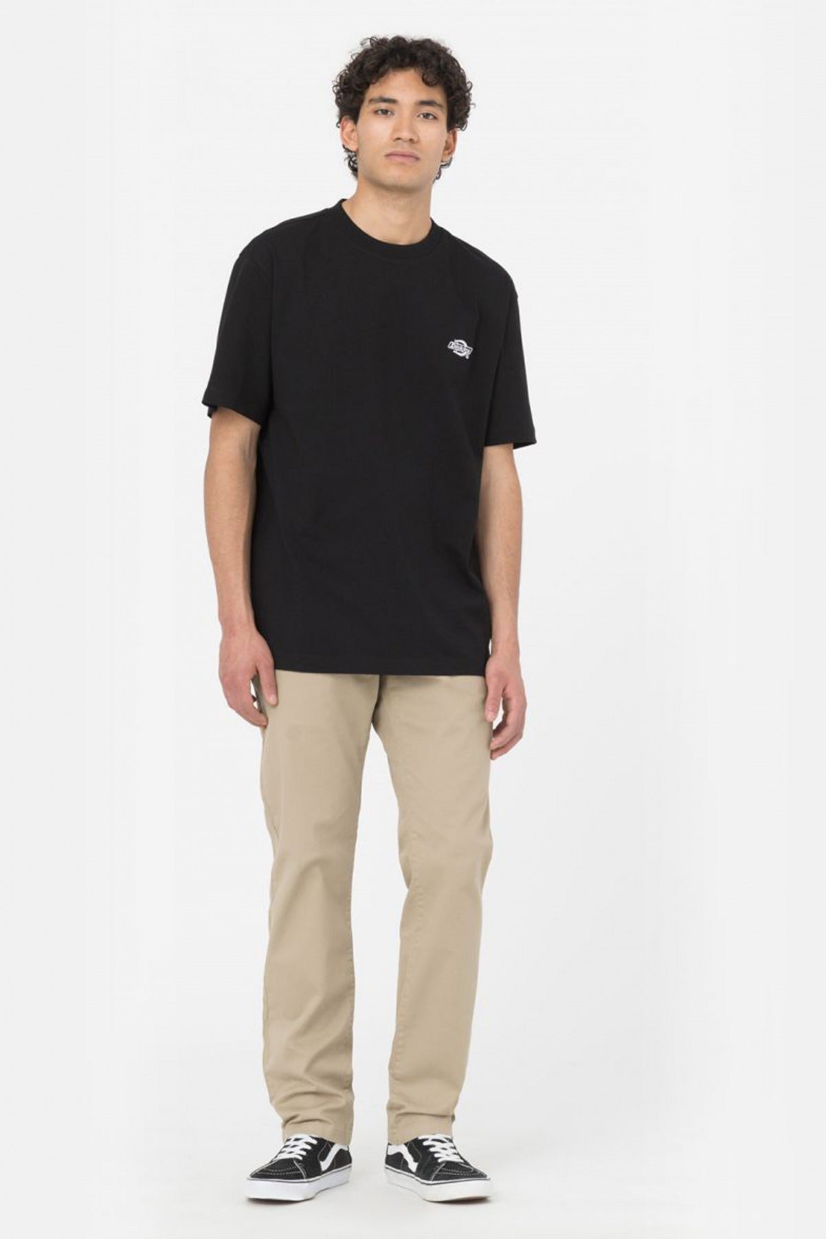 DICKIES SUMMERDALE TEE SS W en color NEGRO  (4)