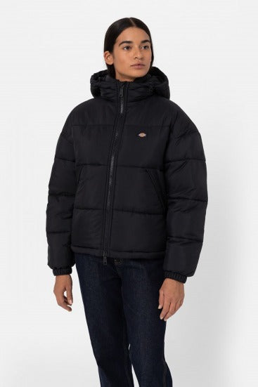 DICKIES ALATNA OVERSIZED PUFFER en color NEGRO  (2)