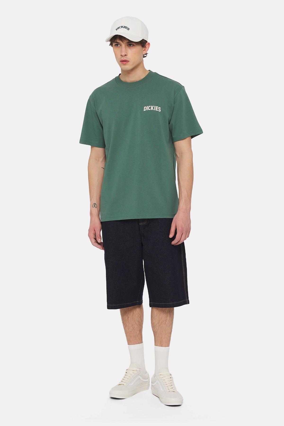 DICKIES ELLISTON TEE SS en color VERDE  (4)