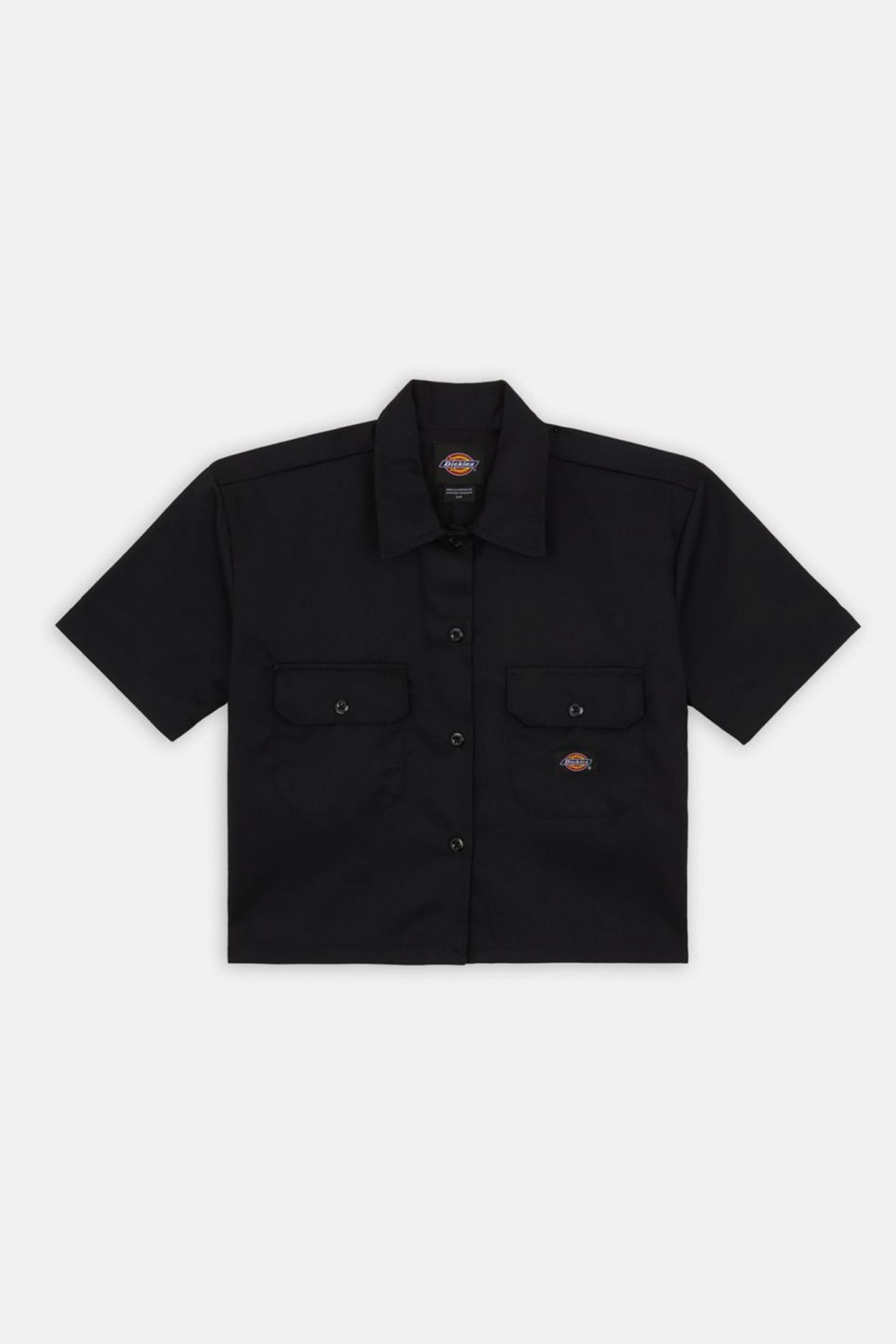 DICKIES  WORK SHIRT CROPPED SS en color NEGRO  (1)