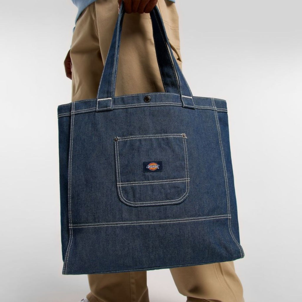 DICKIES TOTE BAG RINSED en color AZUL  (5)