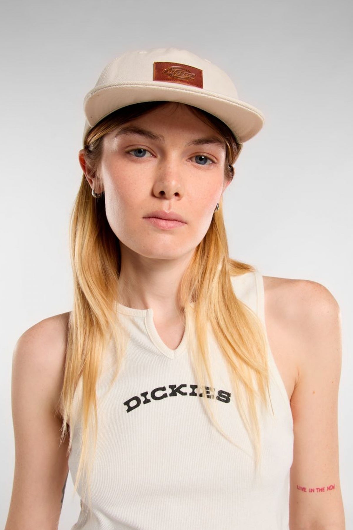 DICKIES RIVER RANCH CAP WHITEC en color BEIS  (5)