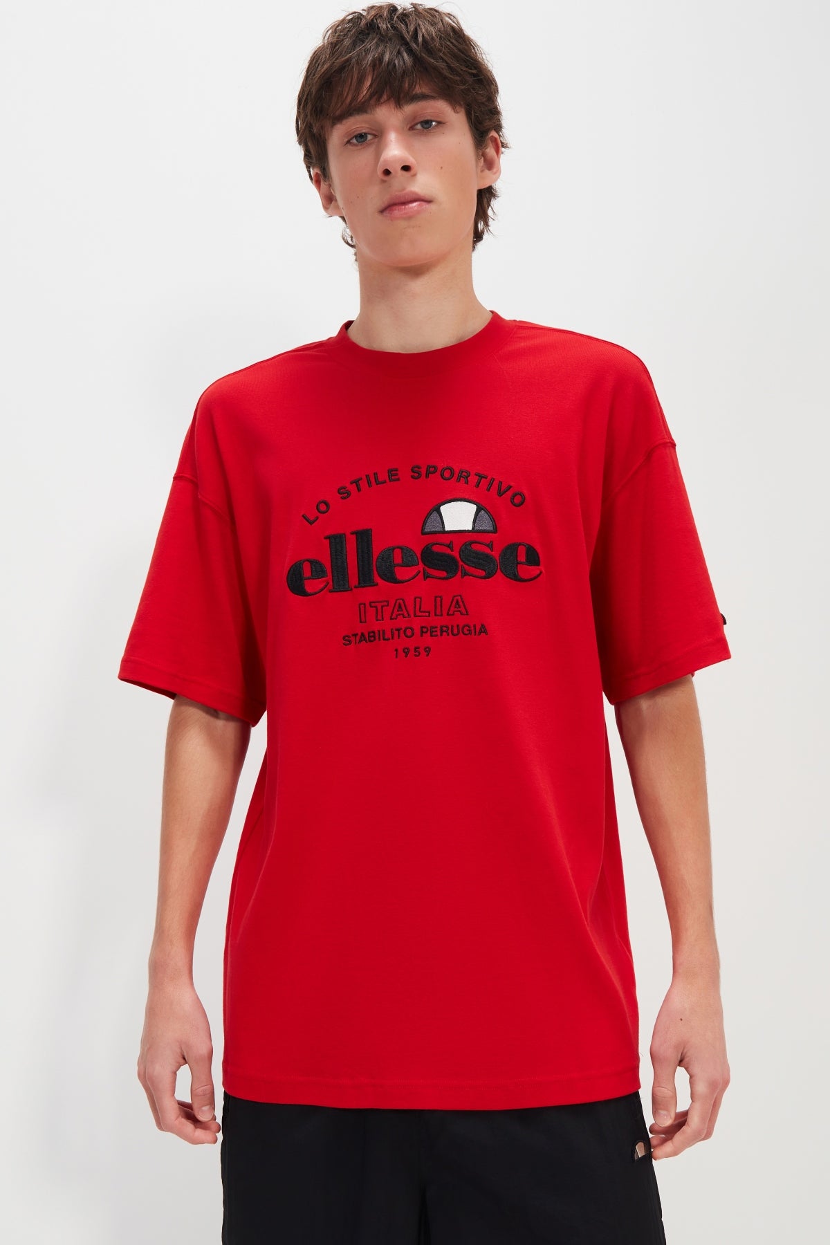 ELLESSE ZALENTI T-SHIRT en color ROJO  (1)