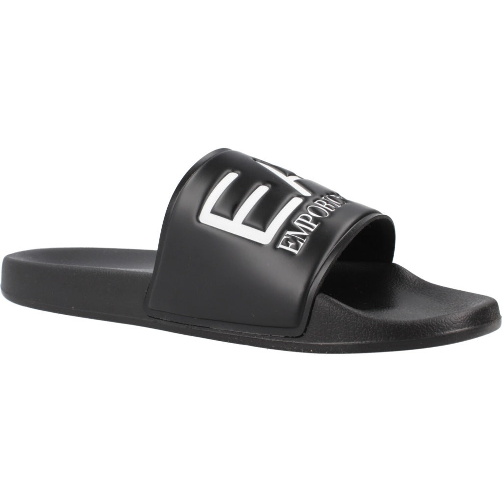 EMPORIO ARMANI SCARPE BEACHWEAR en color NEGRO  (5)