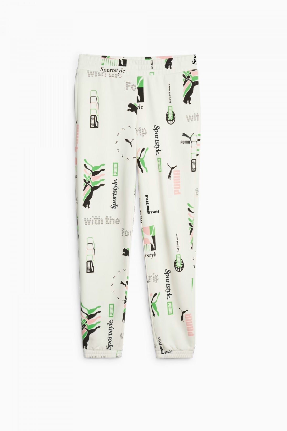 PUMA CLASSICS PRINTED WOMEN'S SWEATPANTS en color BLANCO  (2)