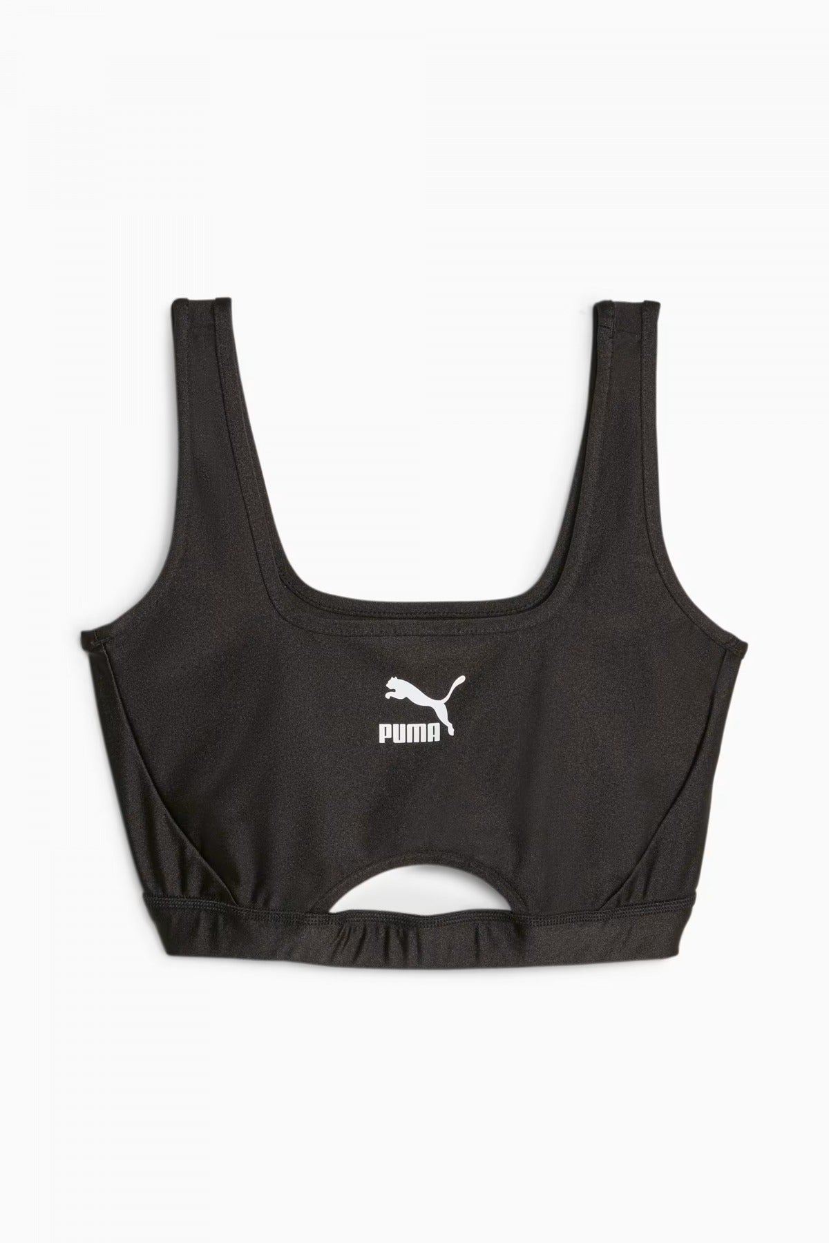 PUMA YELLOW DARE TO CROP TOP en color NEGRO  (1)