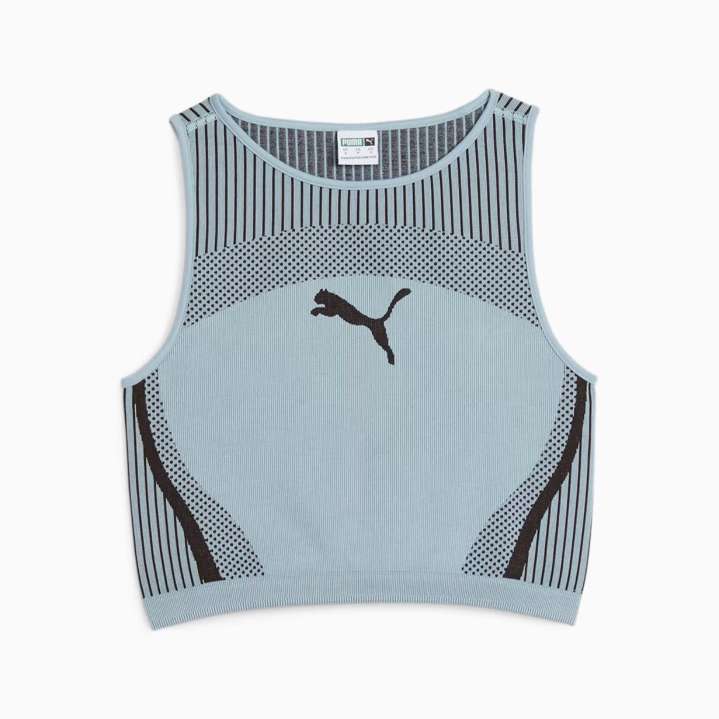 PUMA DARE TO CROP TOP en color AZUL  (1)