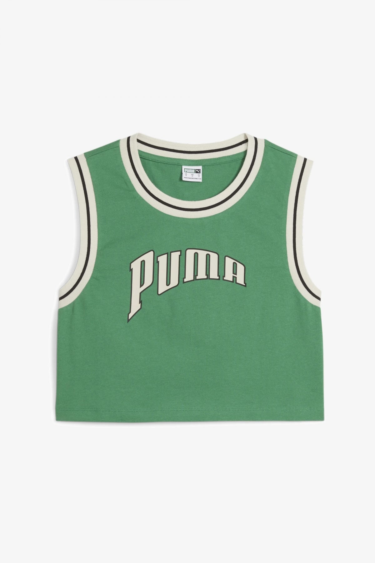 PUMA GRAPHIC CROPPED TEE en color VERDE  (2)