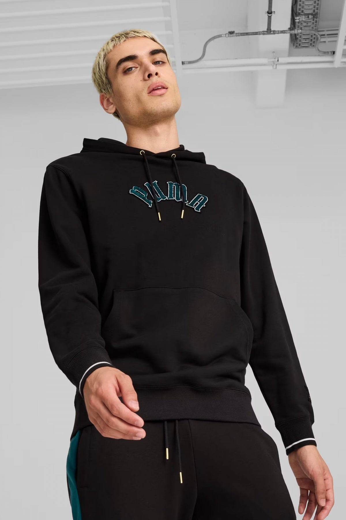 PUMA CLASSICS PLAY PARIS HOODIE en color NEGRO  (1)