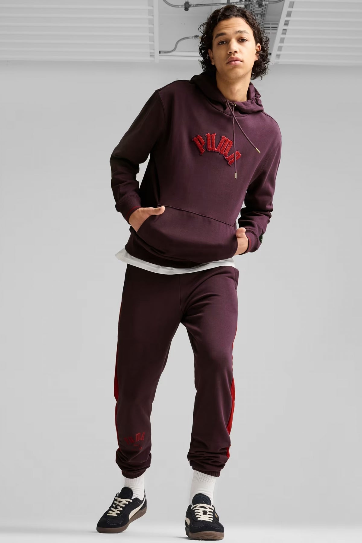 PUMA CLASSICS PLAY PARIS HOODIE en color VIOLETA  (4)