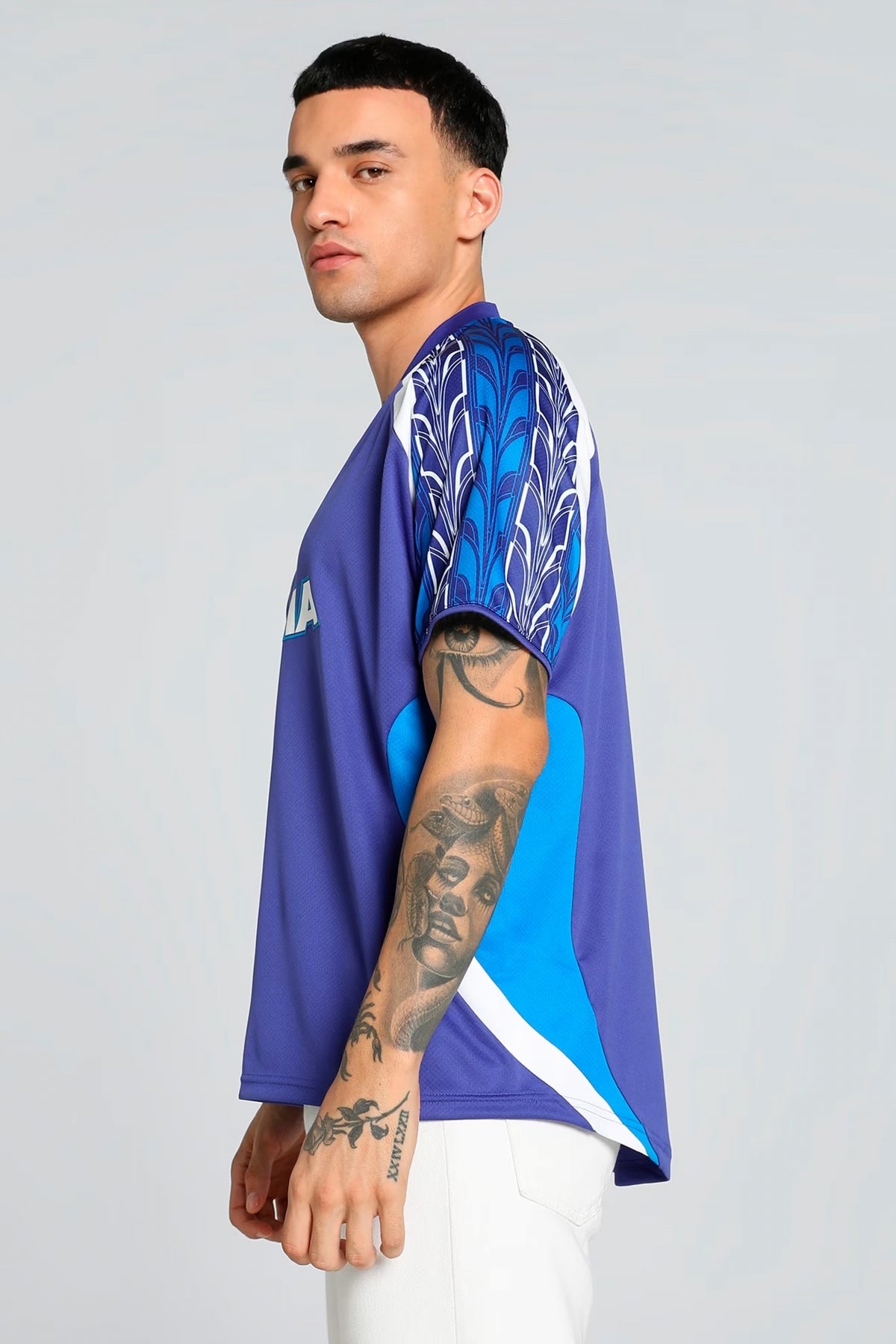 PUMA  FOOTBALL JERSEY en color AZUL  (2)