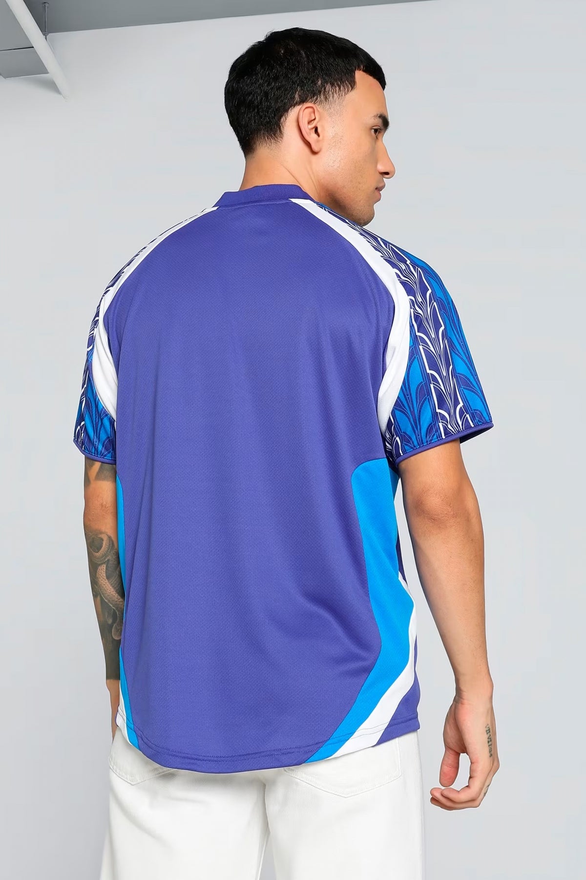 PUMA  FOOTBALL JERSEY en color AZUL  (3)