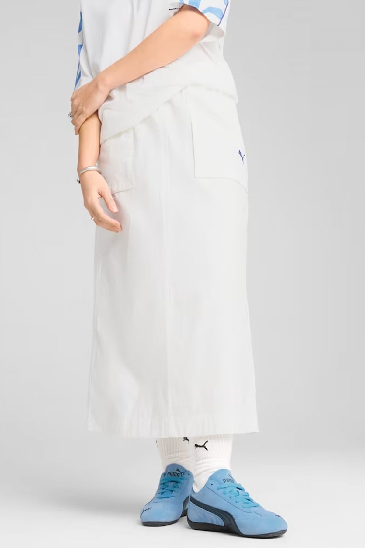 PUMA FUTURE ARCHIVE SKIRT en color BLANCO  (1)