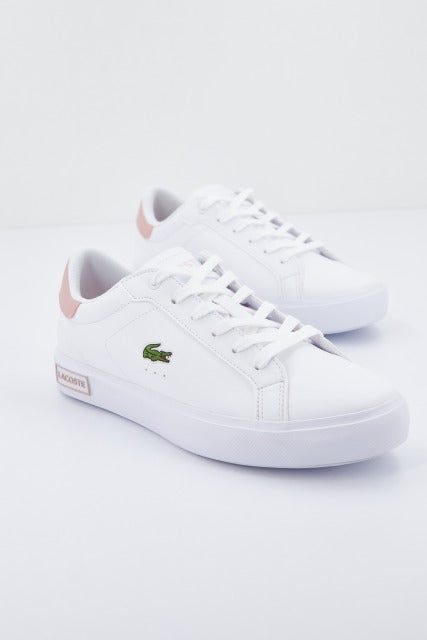 LACOSTE POWERCOURT   SUJ WHT/LT PNK en color BLANCO  (2)