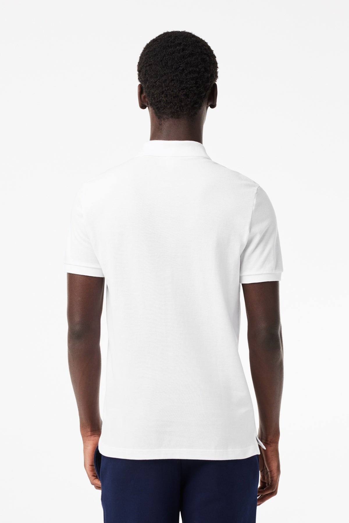 LACOSTE L SHORT SLEEVED RIBBED COLLAR S en color BLANCO  (3)