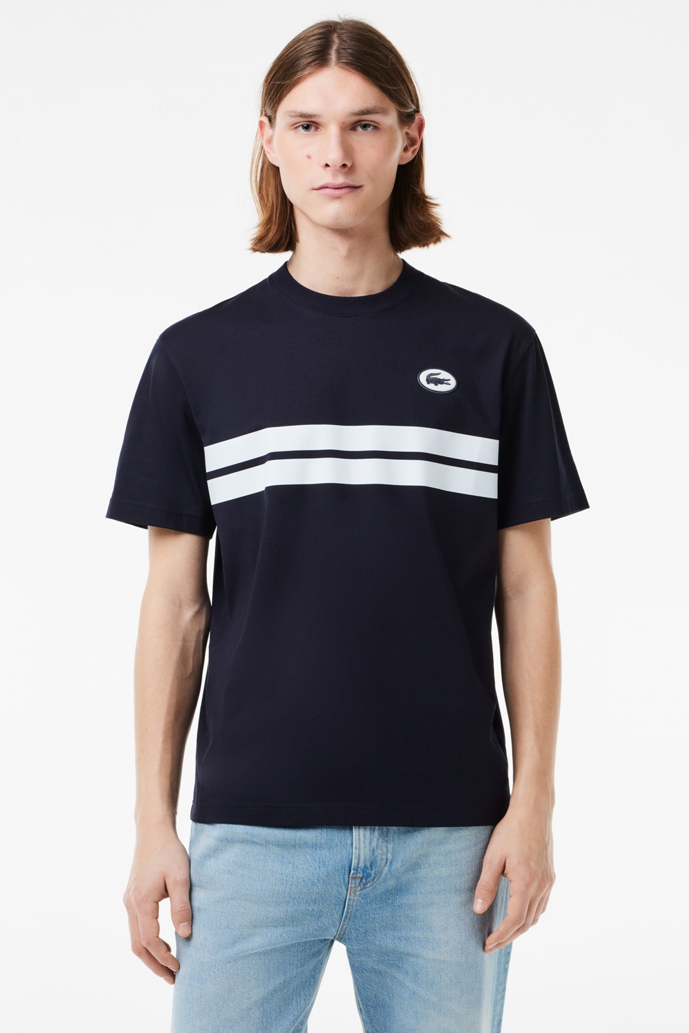 LACOSTE TH TEE-SHIRT en color AZUL  (2)