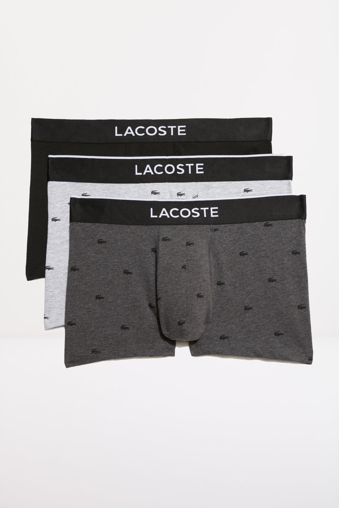 LACOSTE PACK DE TRES CALZONCILLOS TRUNK en color MULTICOLOR  (1)