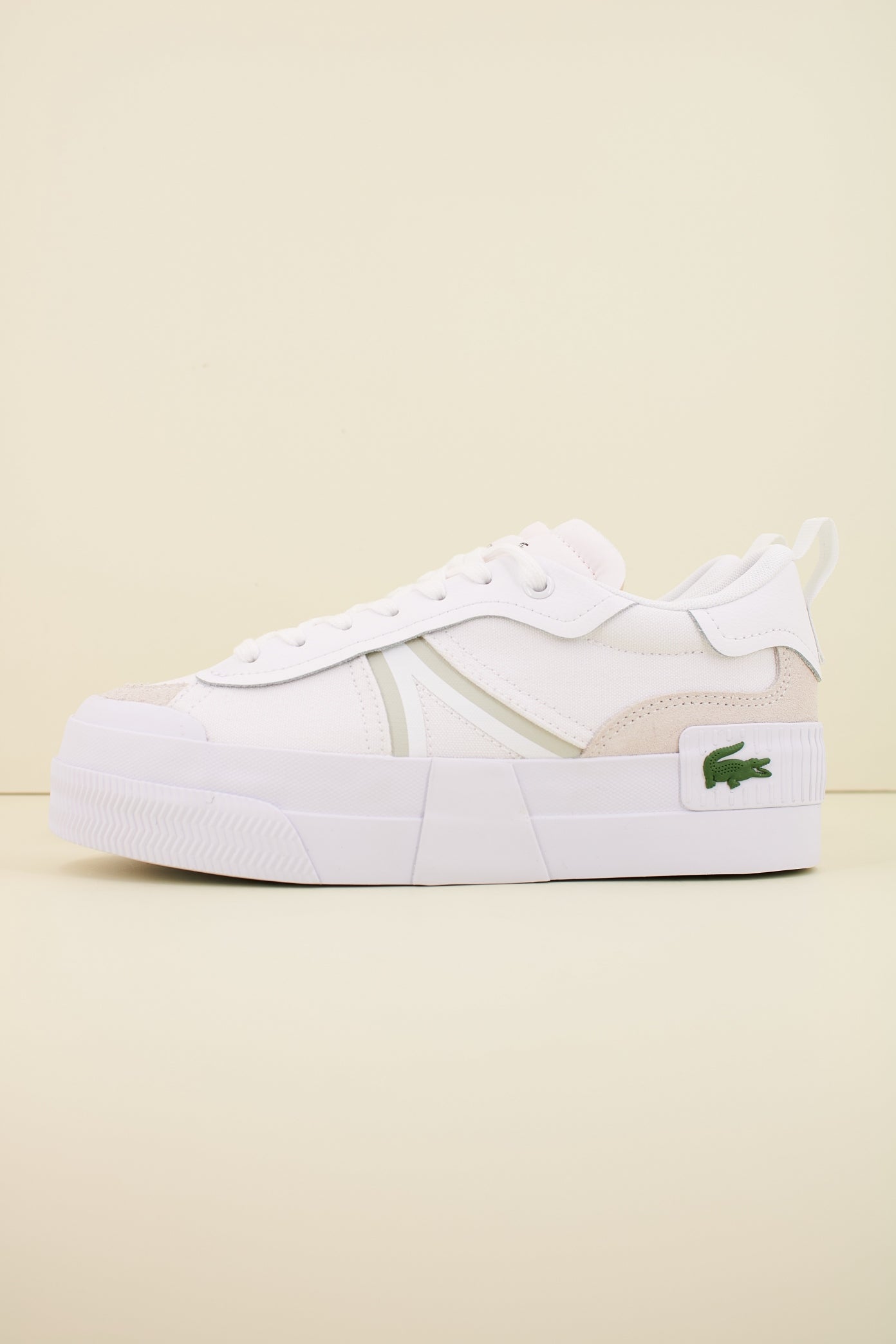 LACOSTE L PLATFORM CONTRASTED en color BLANCO  (1)