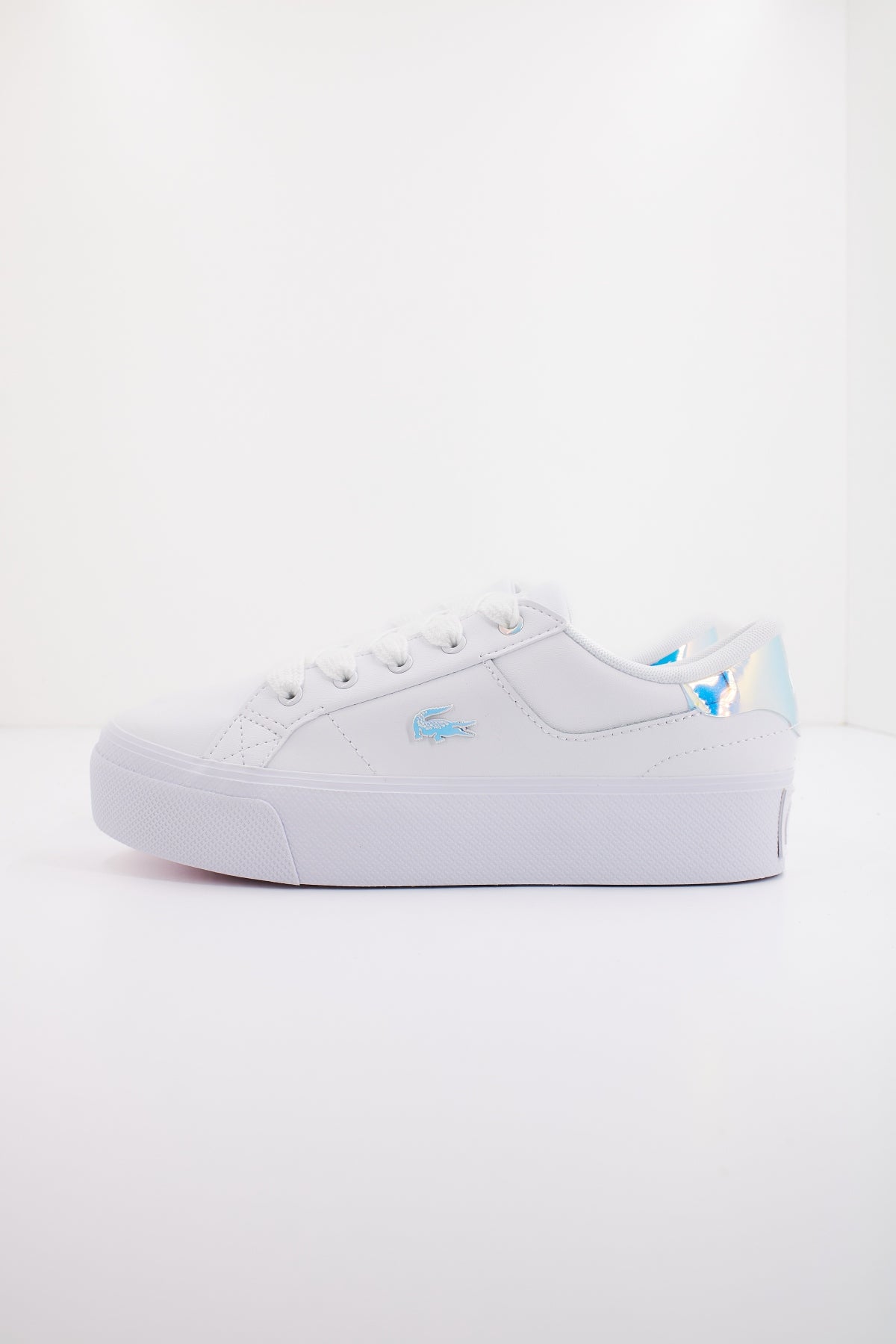 LACOSTE OMEN'S ZIANE PLATFORM LEA en color BLANCO  (1)