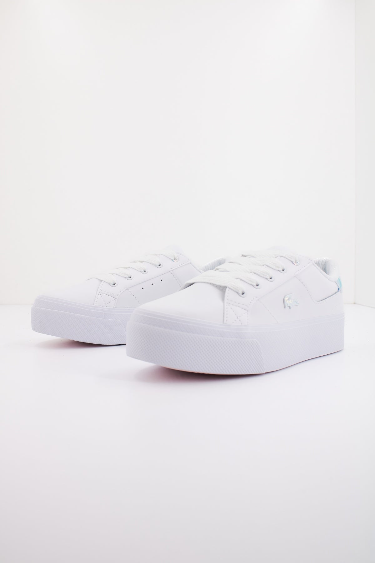 LACOSTE OMEN'S ZIANE PLATFORM LEA en color BLANCO  (2)