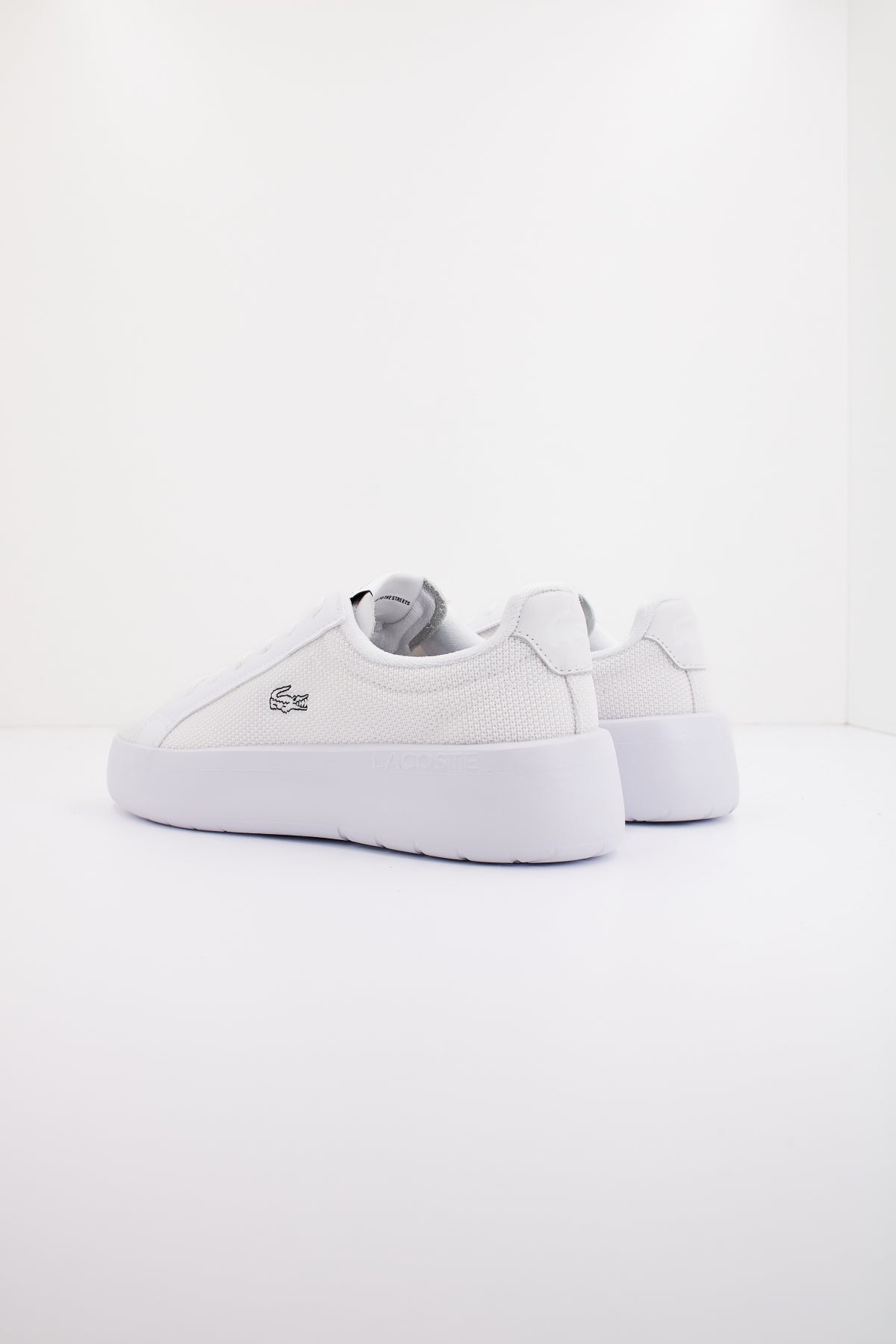 LACOSTE CARNABY PLATFORM LITE TEX en color BLANCO  (3)