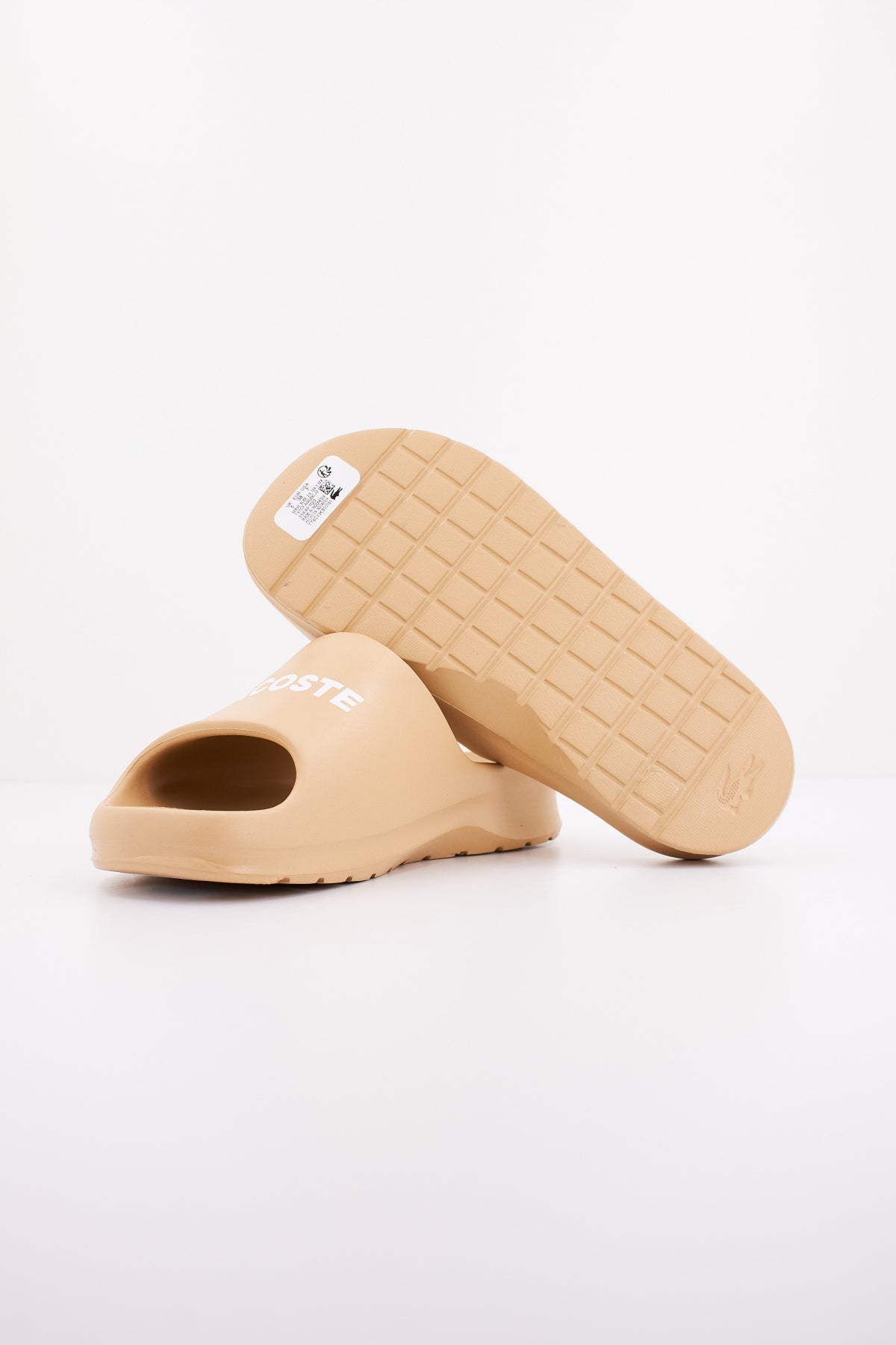 LACOSTE SERVE SLIDE . SYNTHETIC en color MARRON  (4)