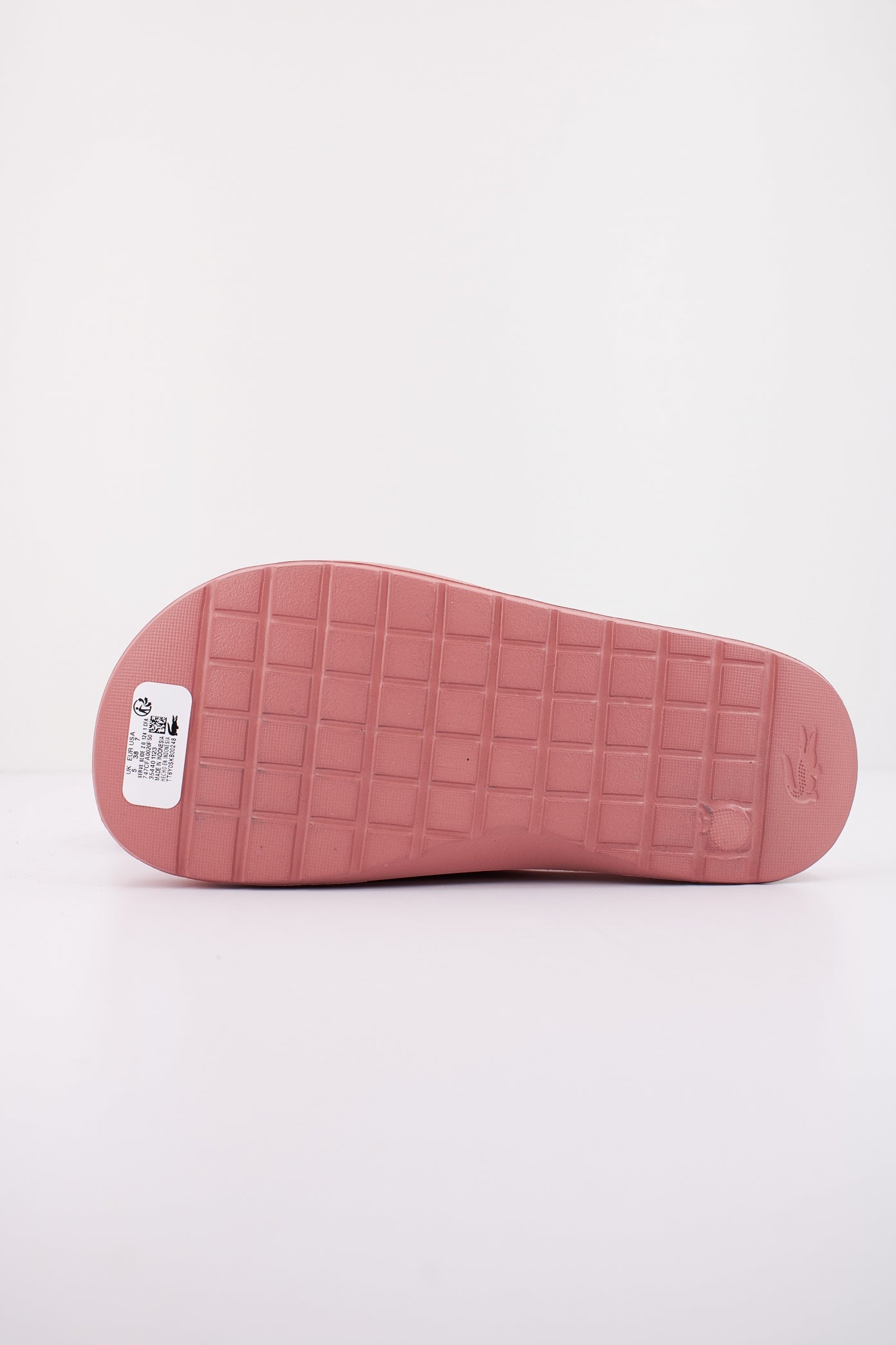 LACOSTE SERVE SLIDE . SYNTHETIC en color ROSA  (4)