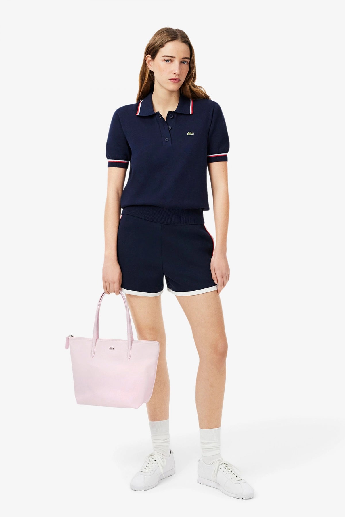 LACOSTE  L.. CONCEPT SMALL SHOP en color ROSA  (3)