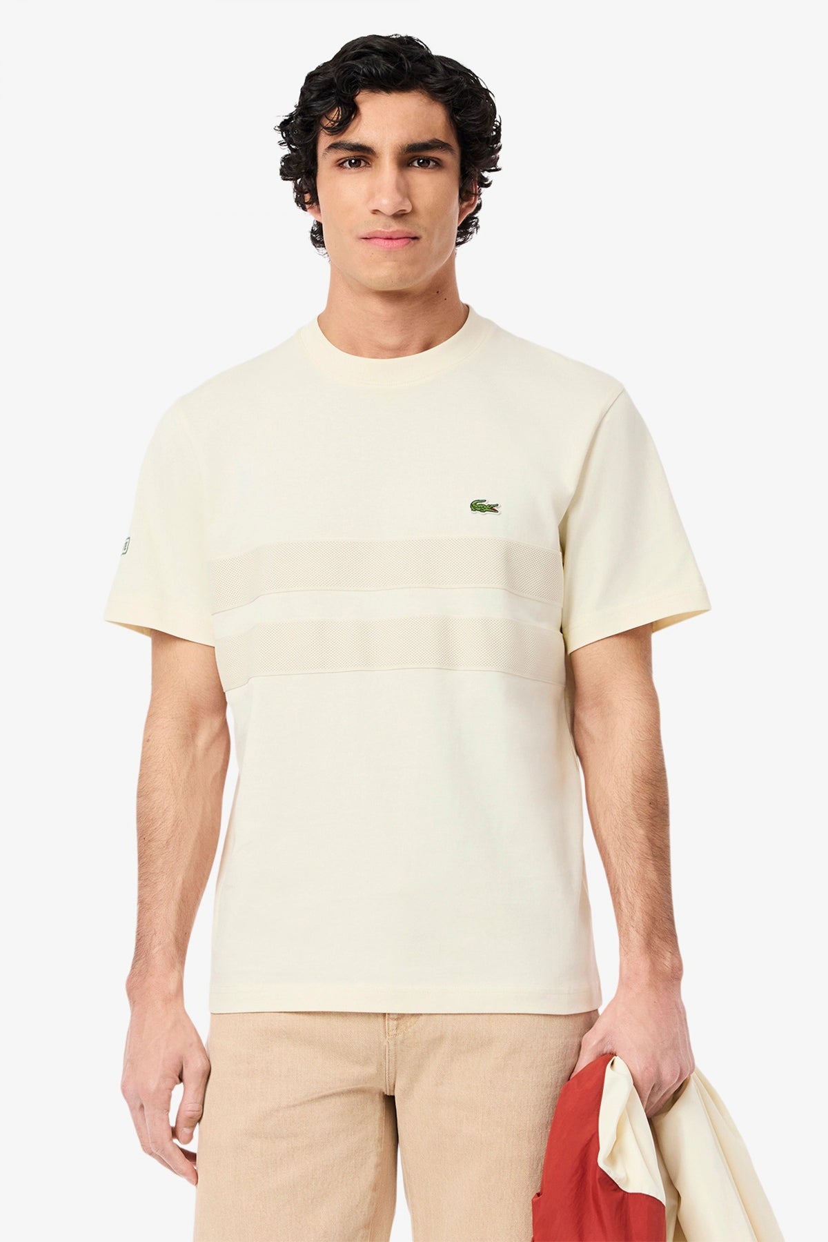 LACOSTE TEE-SHIRT en color BEIS  (1)