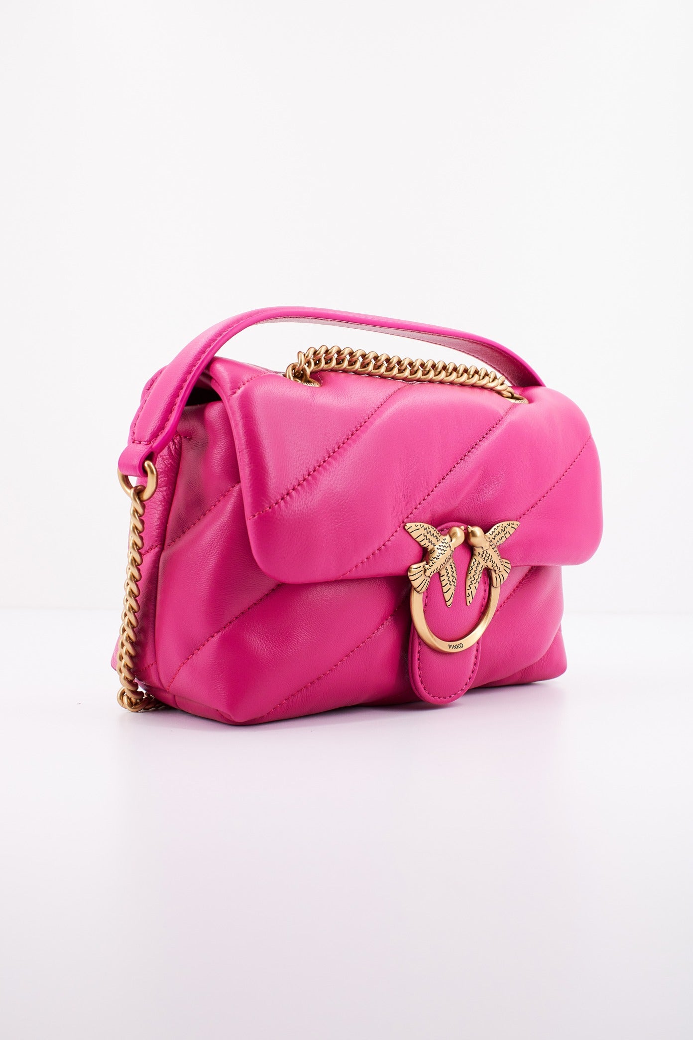 PINKO LOVE PUFF MINI CL en color ROSA  (2)