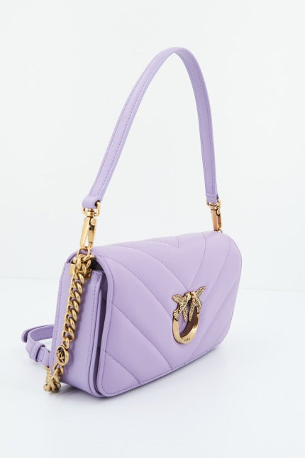 PINKO LOVE CLICK BAGUETTE MIN en color VIOLETA  (1)