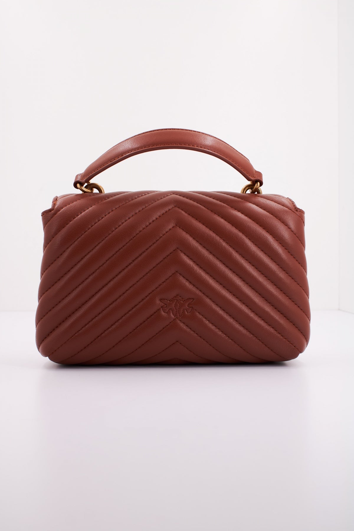 PINKO  LOVE LADY PUFF MINI CL en color MARRON  (3)