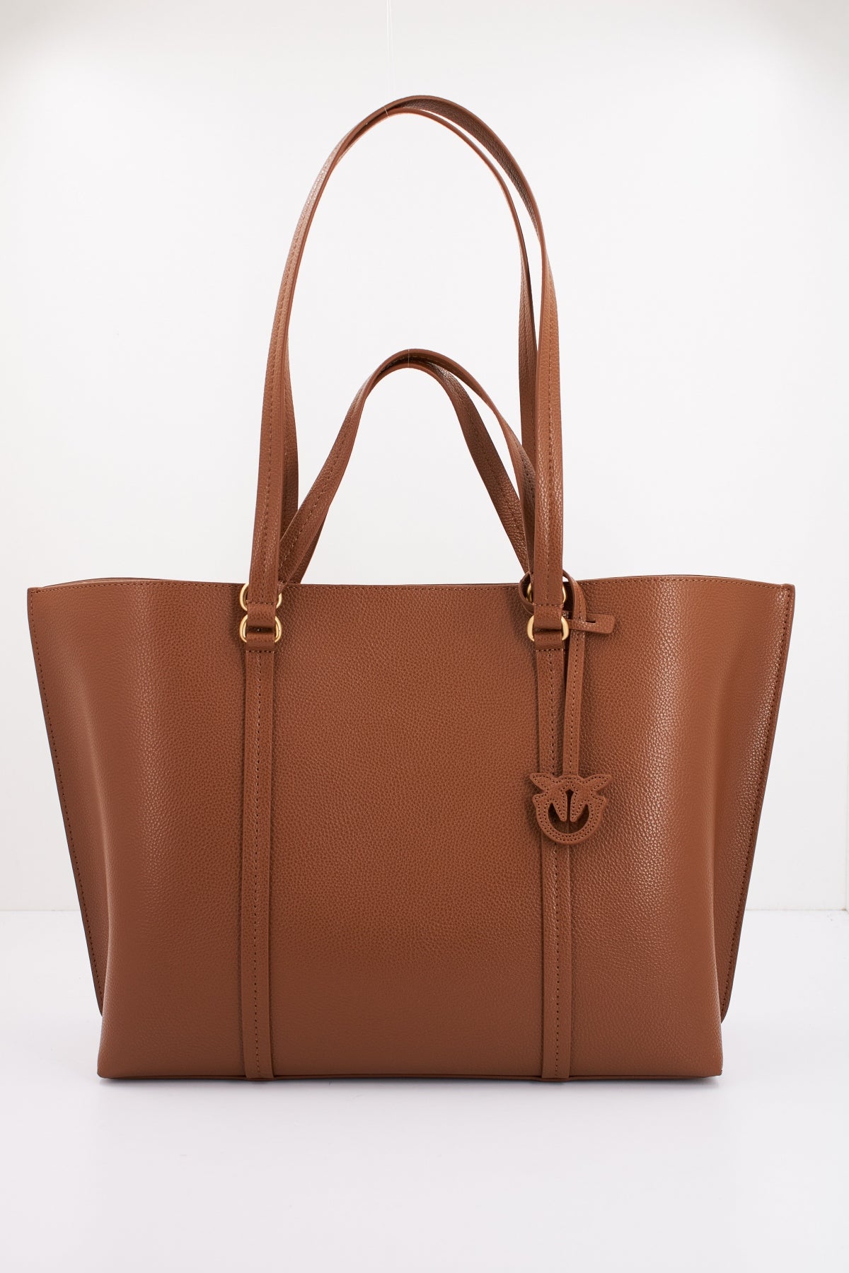 PINKO CARRIE SHOPPER BIG en color MARRON  (1)