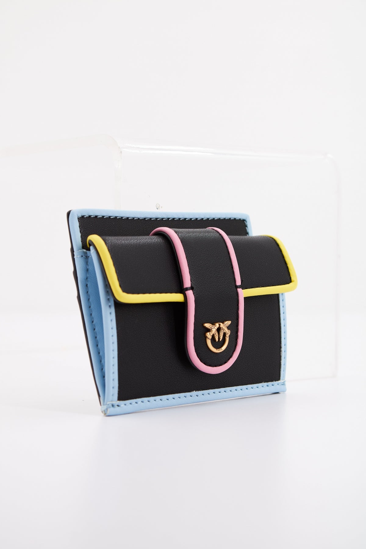 PINKO CARD HOLDER POCKET en color NEGRO  (2)