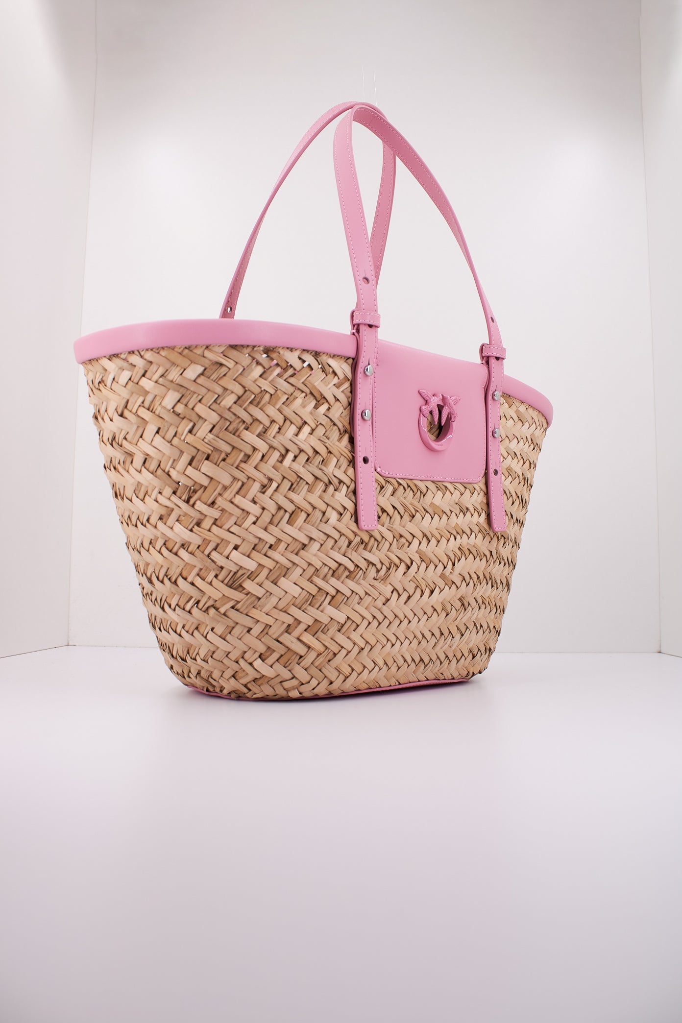 PINKO  LOVE SUMMER BASKET en color ROSA  (2)