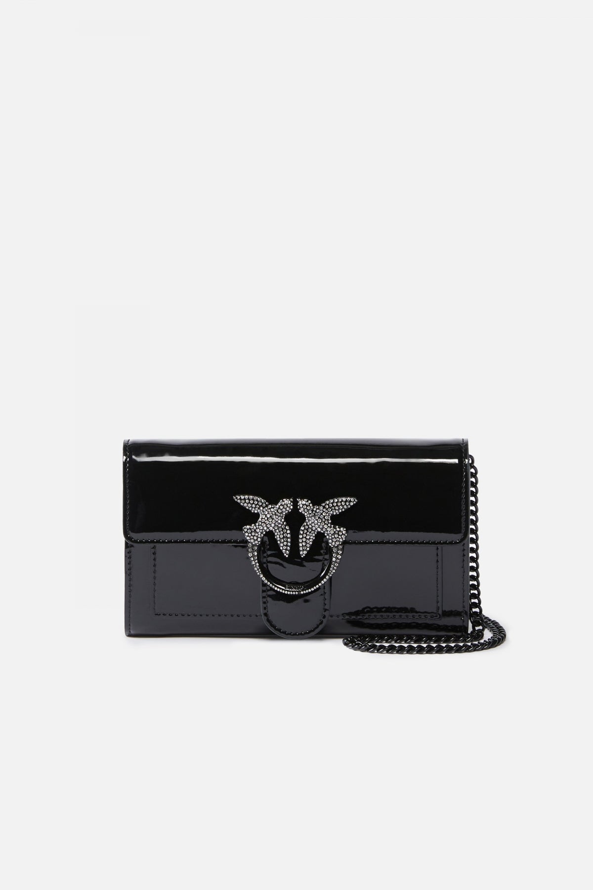 PINKO LOVE ICON WALLET C en color NEGRO  (1)