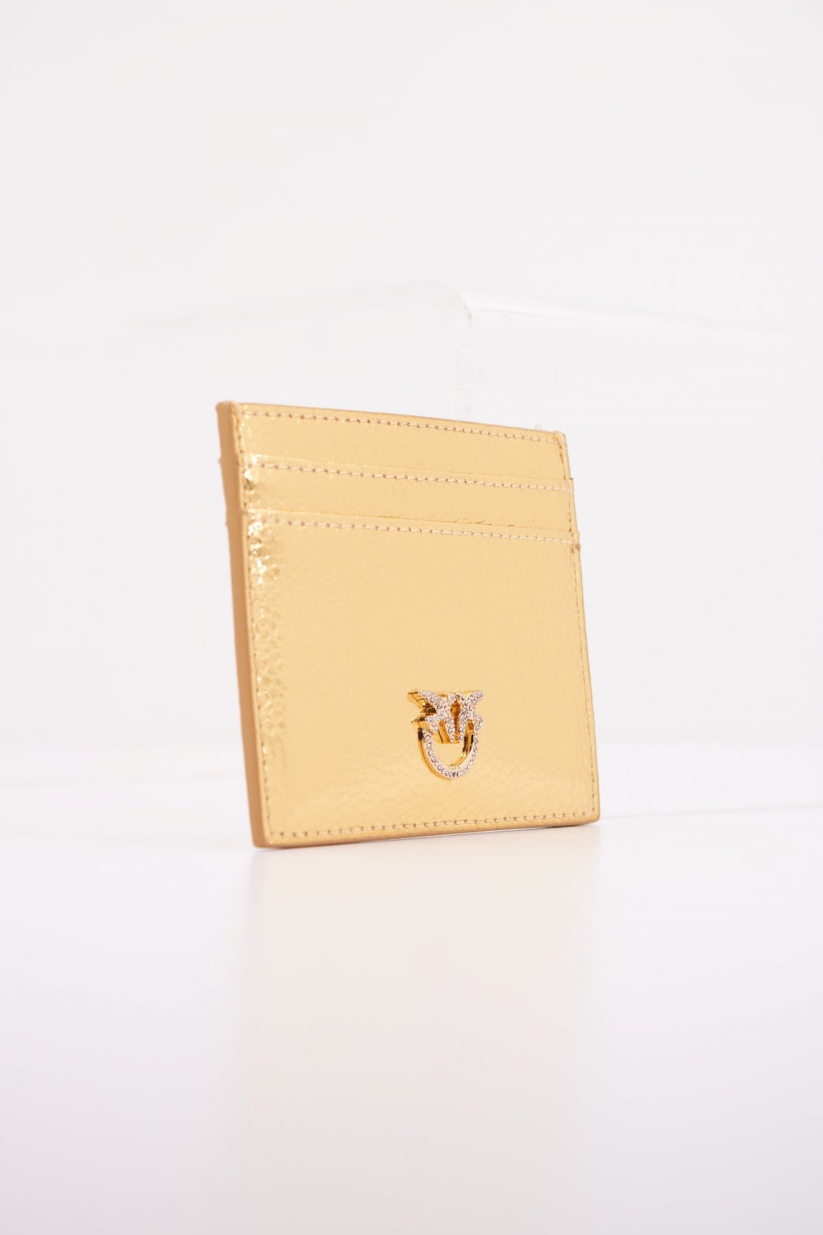 PINKO CARD HOLDER SIMPLY en color ORO  (2)