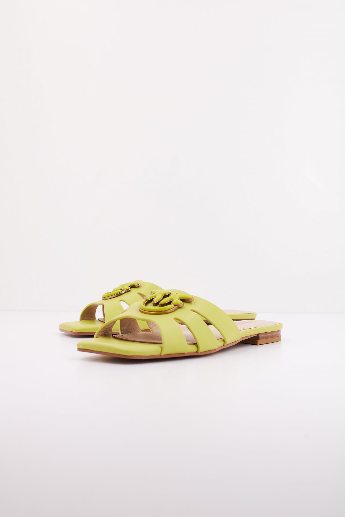 PINKO P MARLI  SLIPPER en color AMARILLO  (2)